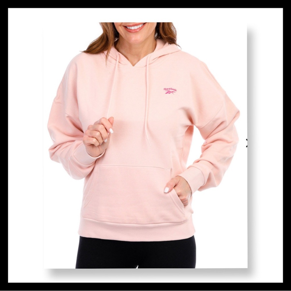 Reebok Women's Pink Hoodie